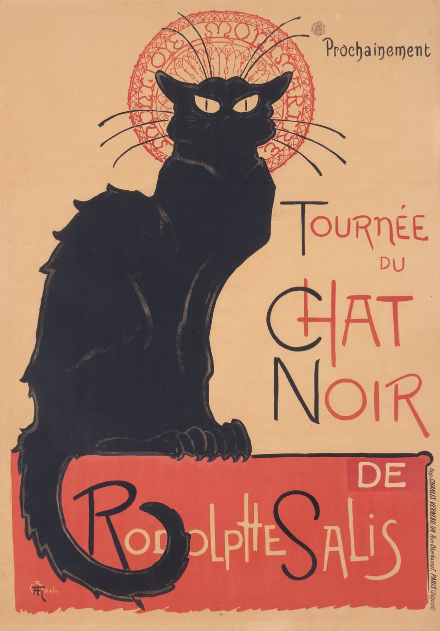Tournée du Chat Noir von Théophile Alexandre Steinlen