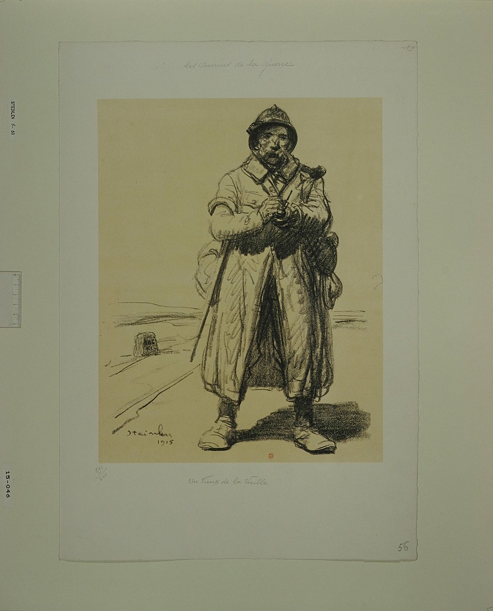 Ein alter Veteran (Probe b) von Théophile Alexandre Steinlen