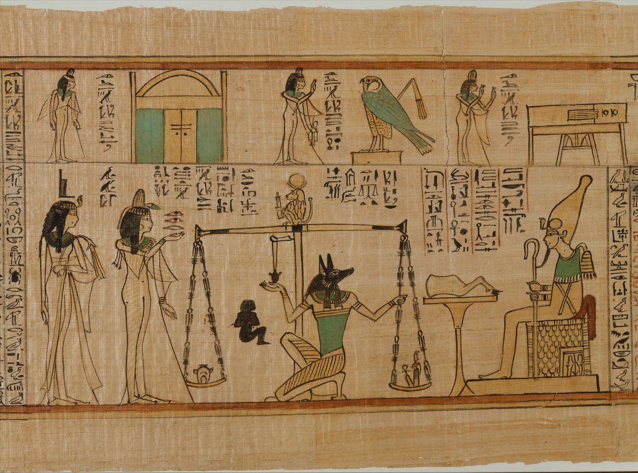 Der Sänger des Amun Nanys Begräbnispapyrus, ca. 1050 v. Chr. von Third Intermediate Period Egyptian