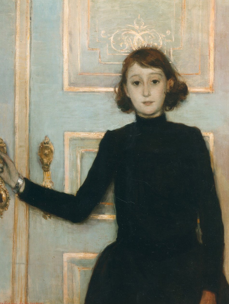 Porträt von Marguerite van Mons, 1886 von Théo van Rysselberghe