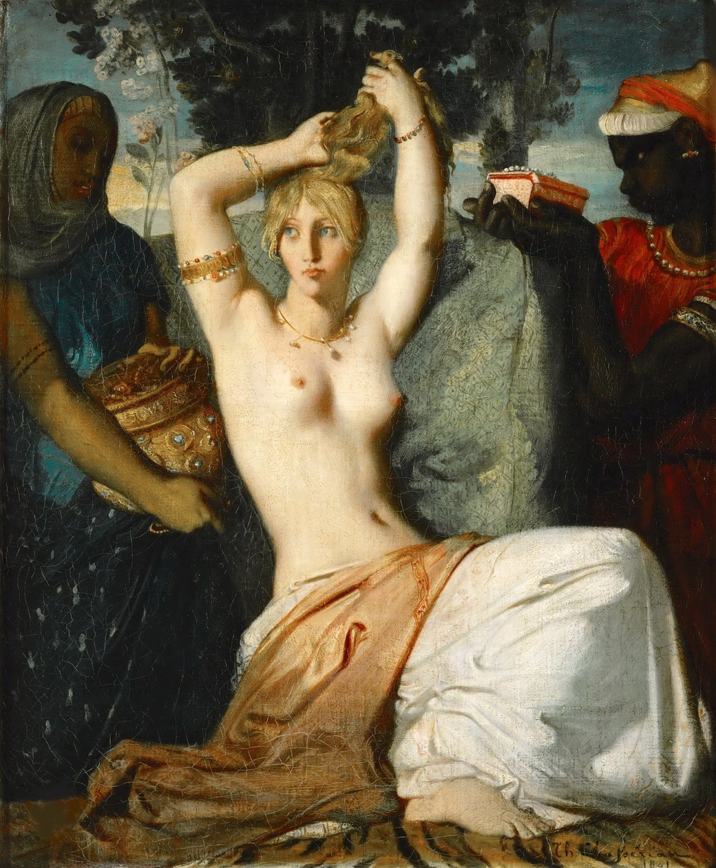 Die Toilette der Esther, 1841 von Théodore Chassériau