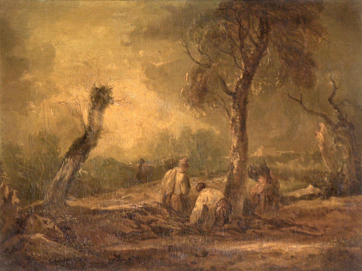 Die Holzfäller von Thomas Barker of Bath