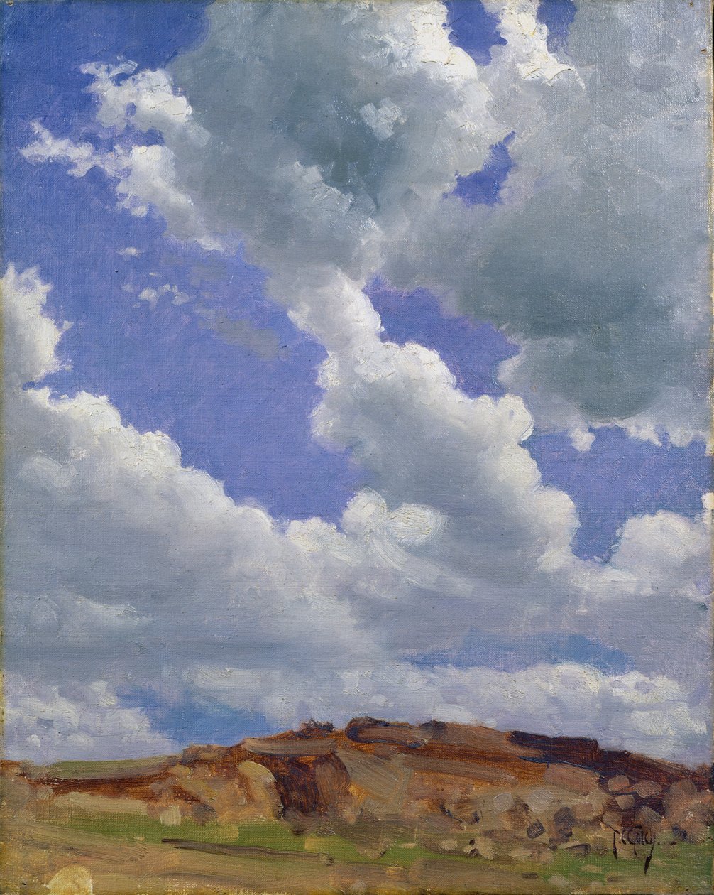Wolken von Thomas Cooper Gotch: hochwertiger Kunstdruck