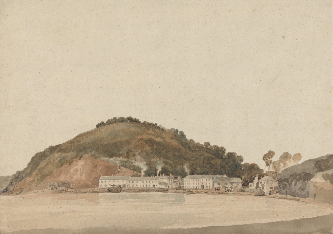 Landzunge an der Küste von Süd-Devon, möglicherweise Shaldon von Thomas Girtin