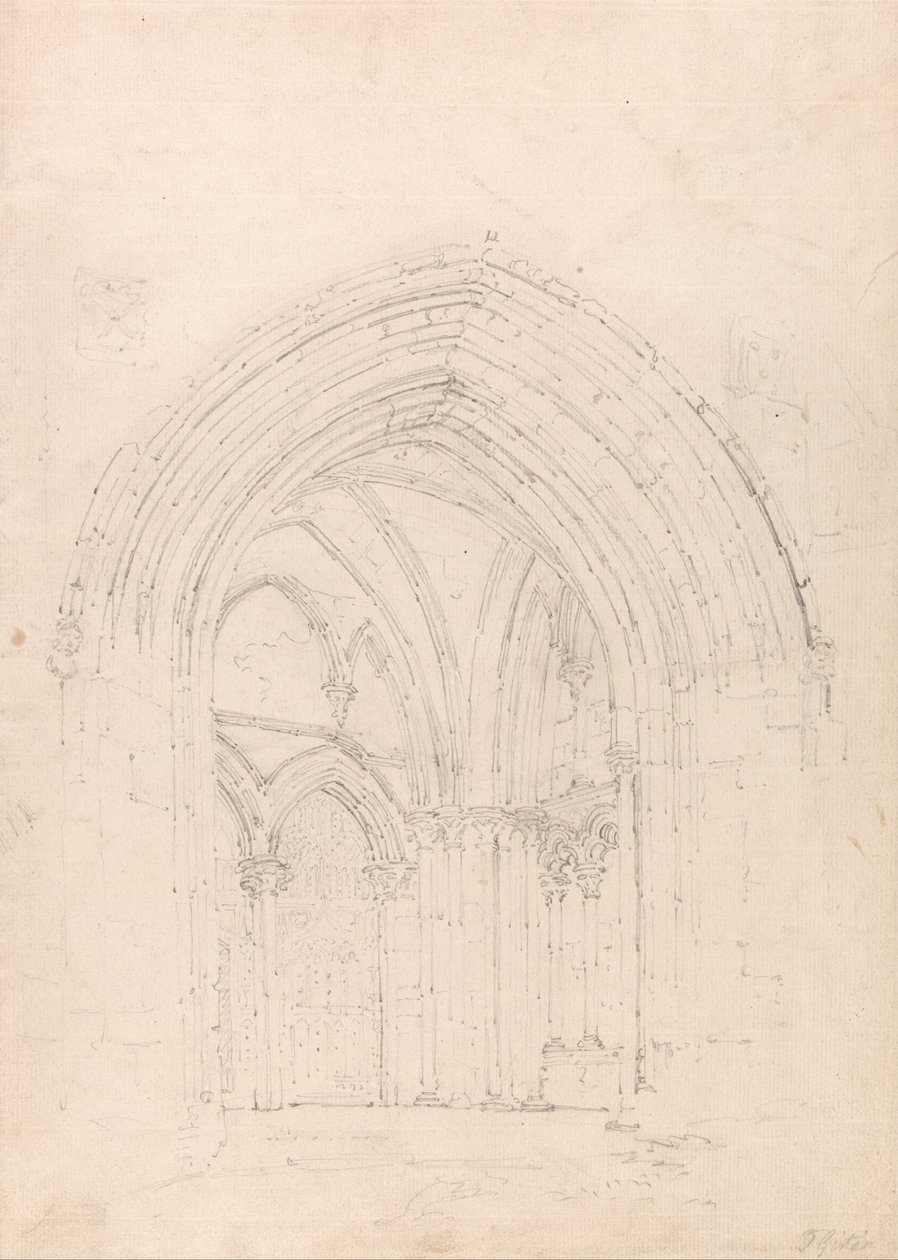 Kathedrale von St. Albans, Hertfordshire von Thomas Girtin