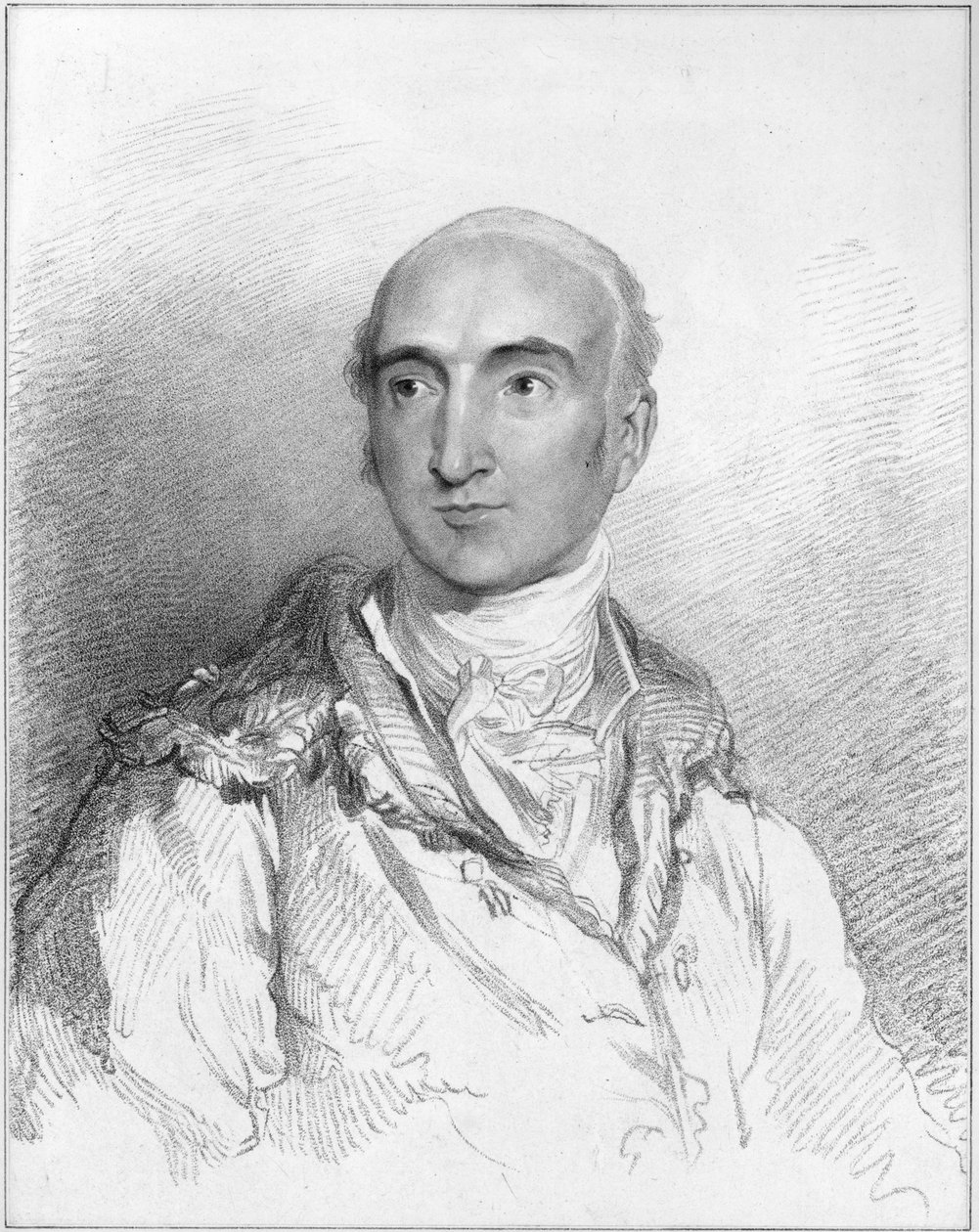 William Sotheby, graviert von Frederick Christian Lewis Sr, ca. 1807 von Thomas Lawrence