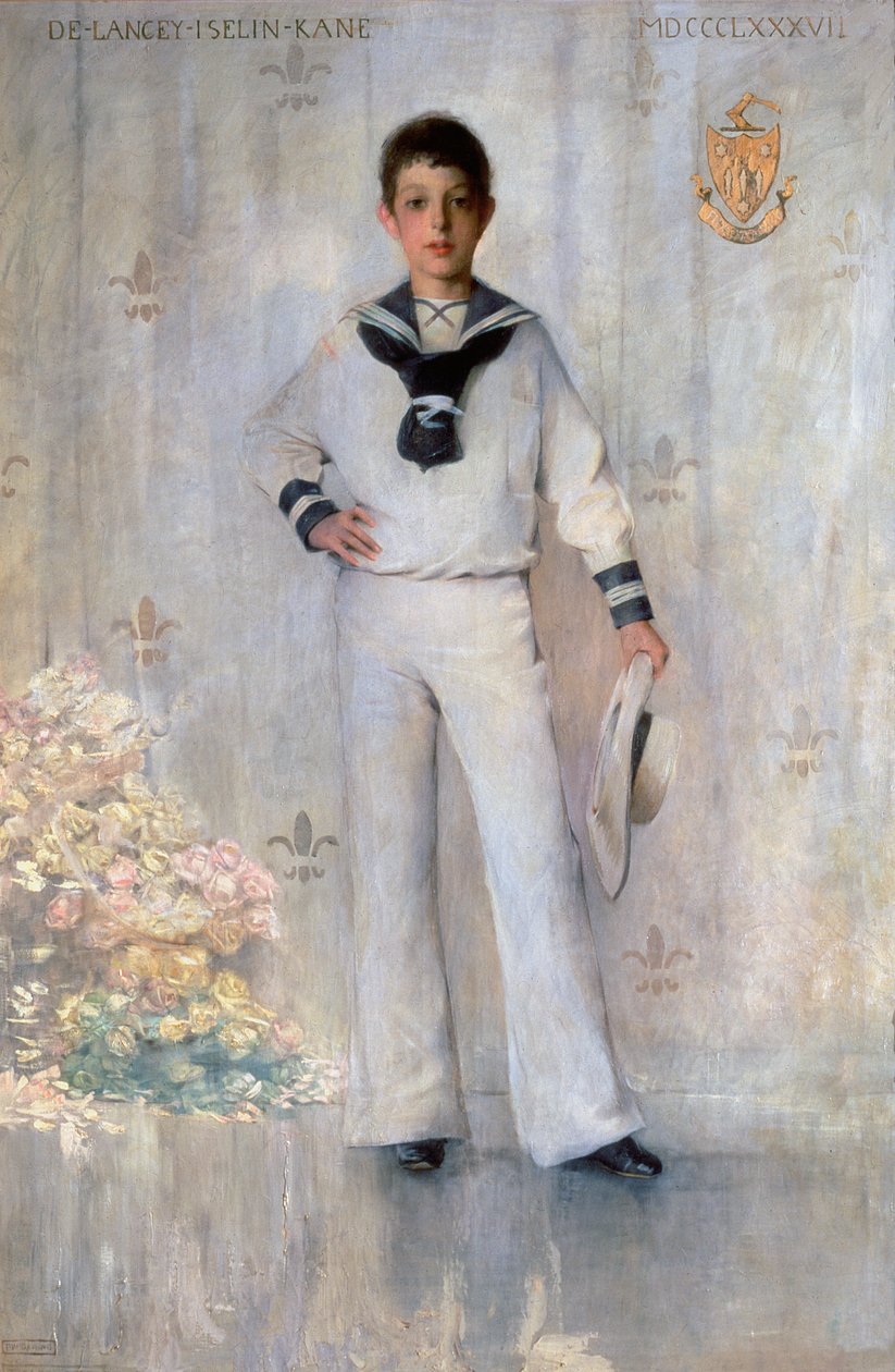 Porträt von Delancey Iselin Kane, 1887 von Thomas Wilmer Dewing