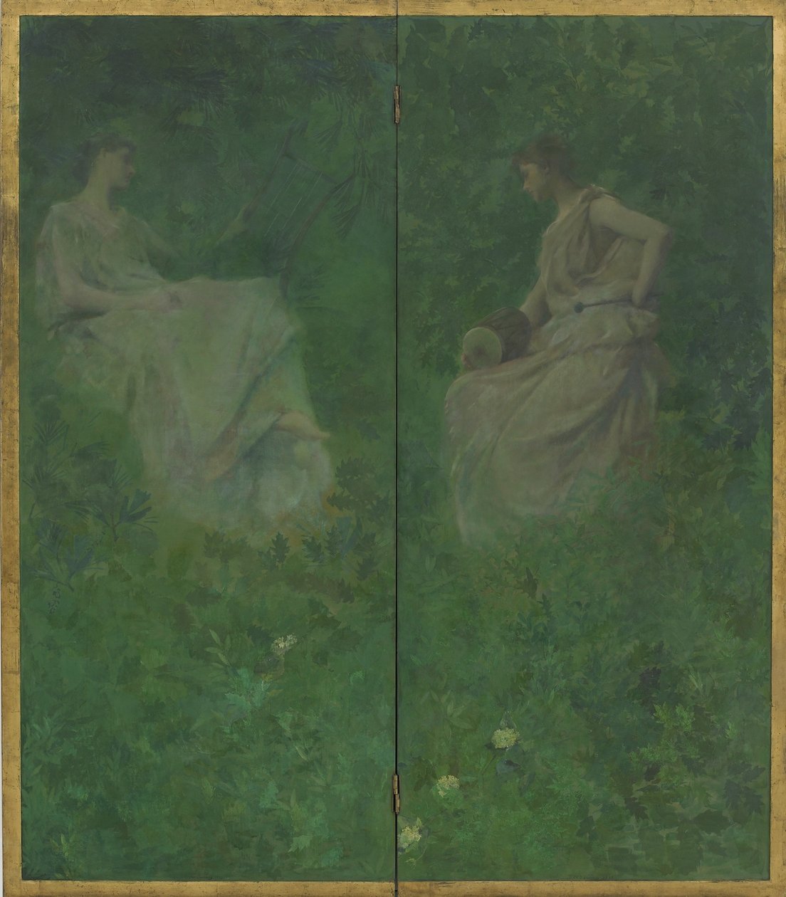 Die vier sylvanischen Klänge, 1896-97 von Thomas Wilmer Dewing