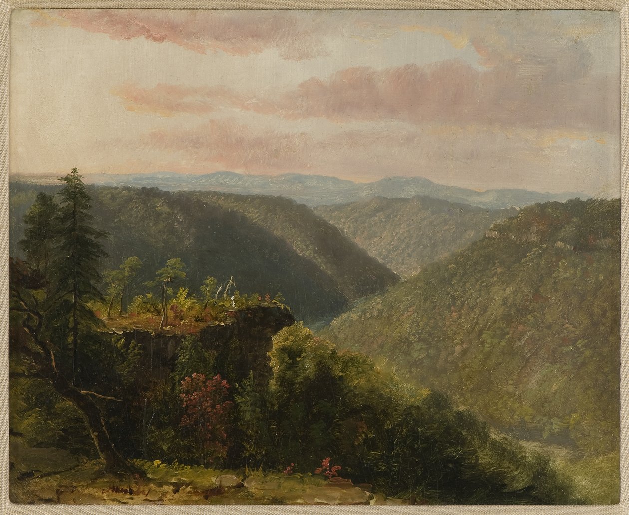 Hügelige Landschaft, 1846 von Thomas Worthington Whittredge