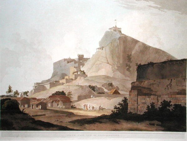 Südostansicht von Trichinopoly, Tafel 49 aus 