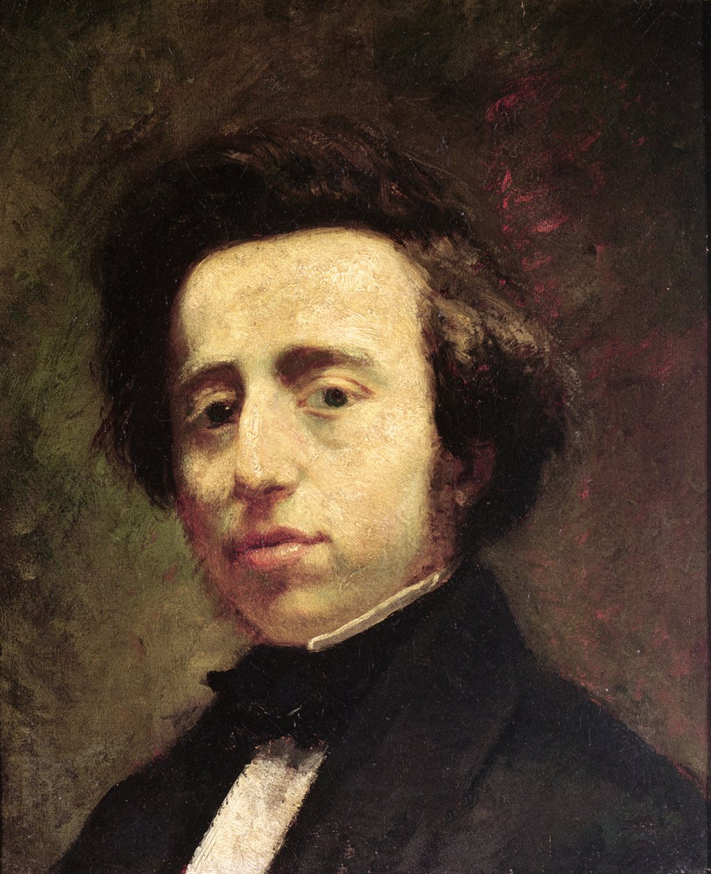 Porträt von Frederic Chopin von Thomas (attr. to) Couture