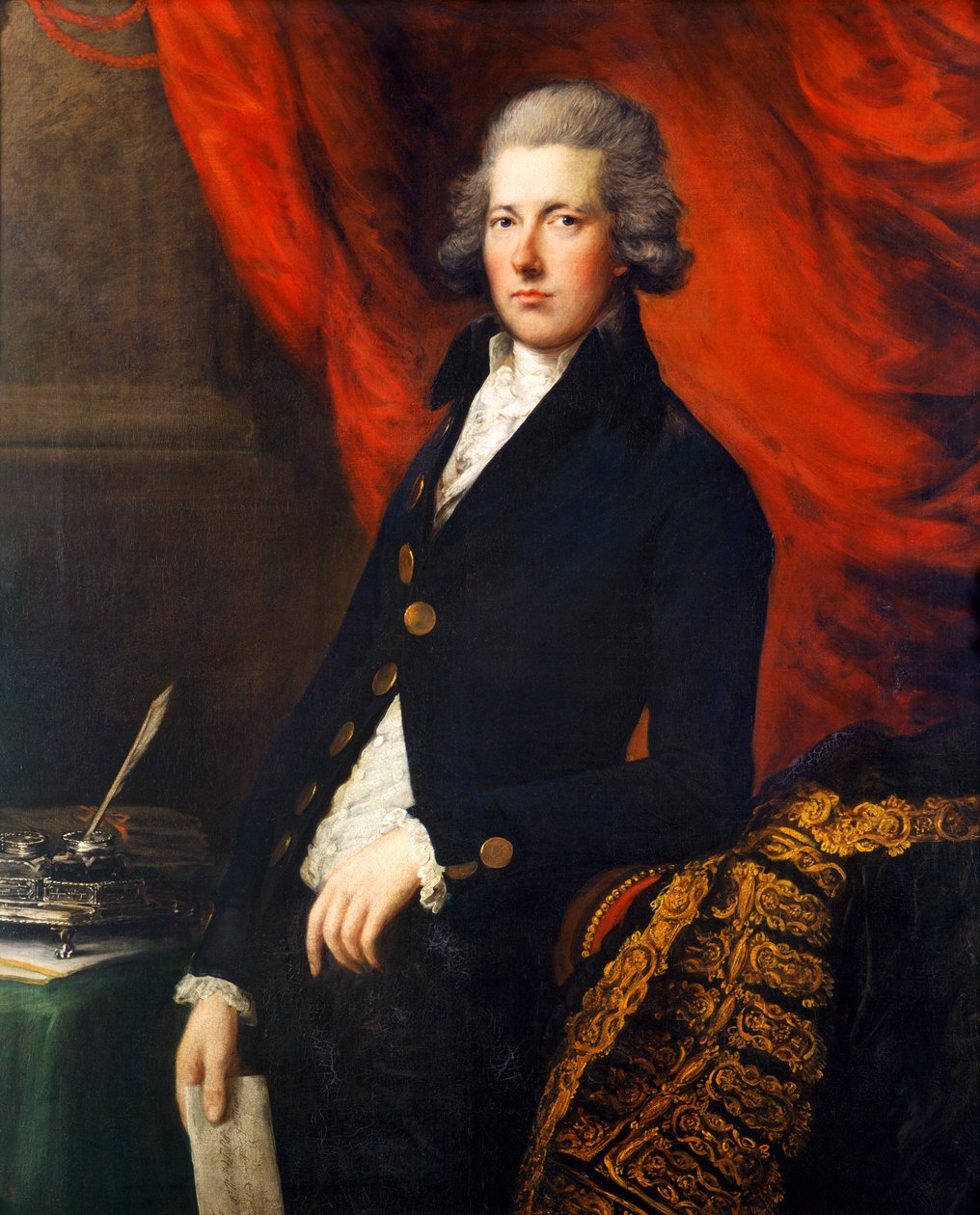 William Pitt der Jüngere von Thomas (attr. to) Gainsborough