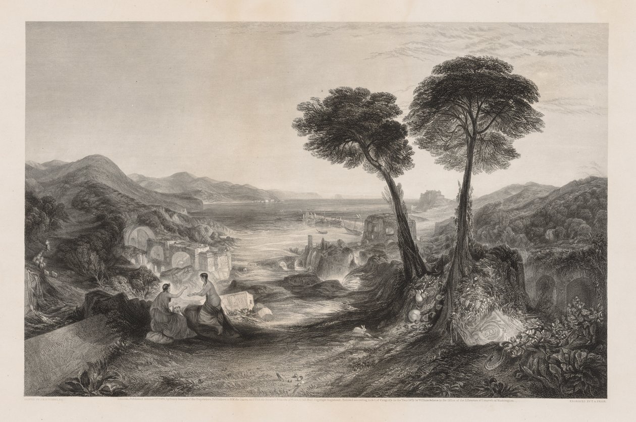 Die Bucht von Baiae, Apollo und die Sibylle von Thomas Abiel Prior