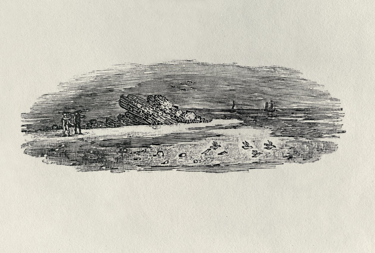 Felsen mit Küstenschiffen, ca. 1801, aus 