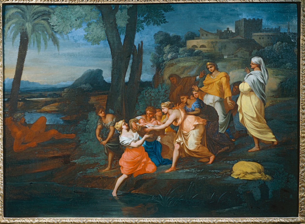 Moses aus den Wassern gerettet von Thomas Blanchet