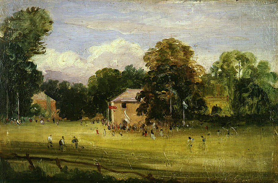 Das Dorffest, East Bergholt von Thomas Churchyard