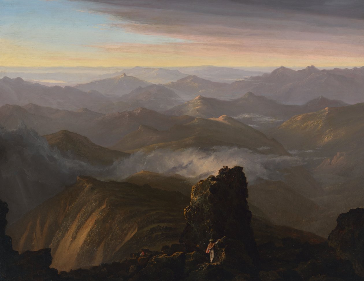 Blick vom Gipfel des Mount Washington, N.H. von Thomas Cole