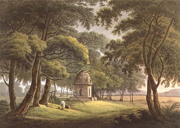 Das Grab einer maurischen Dame, Bengalen, graviert von Joseph Constantine Stadler, veröffentlicht von Edward Orme, 1803 von Thomas Daniell