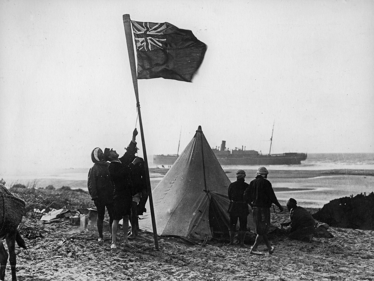 Wrack der Delhi an der marokkanischen Küste, Dezember 1911 von Thomas E. and Horace Grant Grant