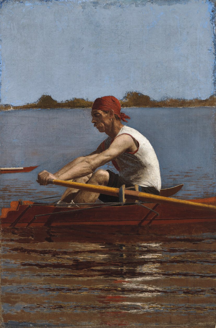 John Biglin in einem Einerruder von Thomas Eakins