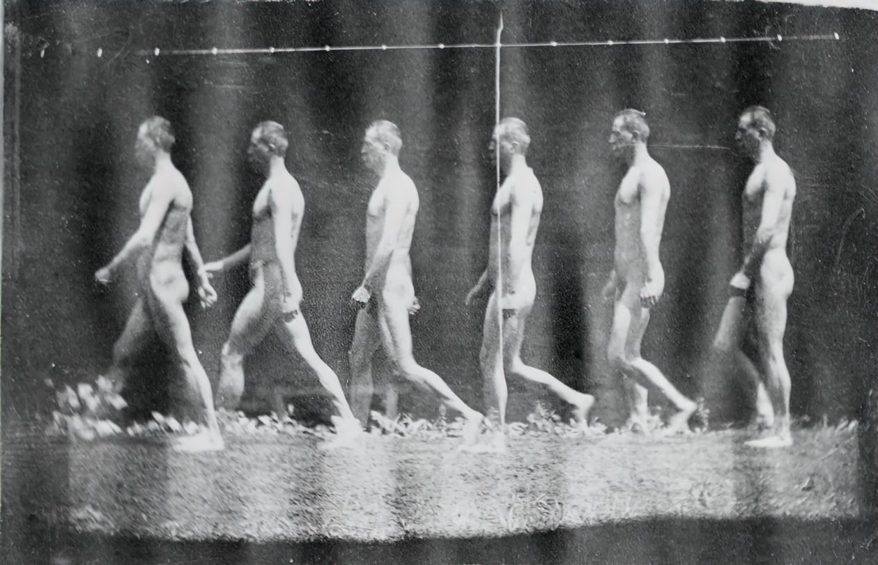 Marey-Rad-Fotografien von Jesse Godley, 1884 von Thomas Eakins