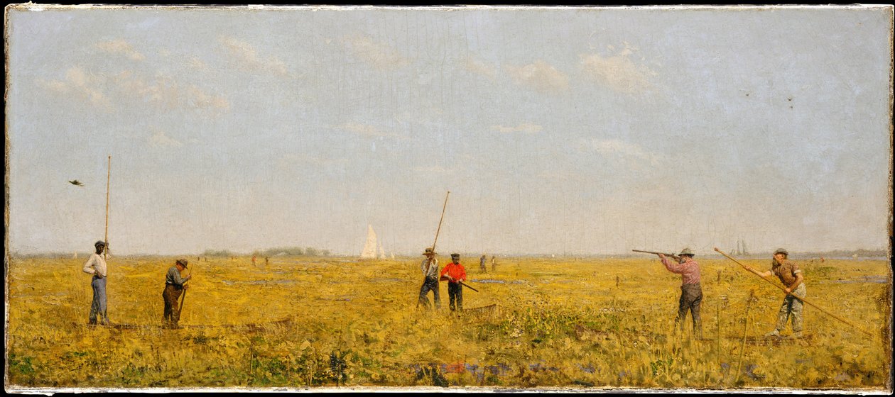 Drängen für die Schiene von Thomas Eakins