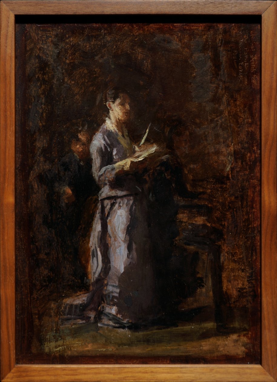 Studie für „Pathetisches Lied“ von Thomas Eakins