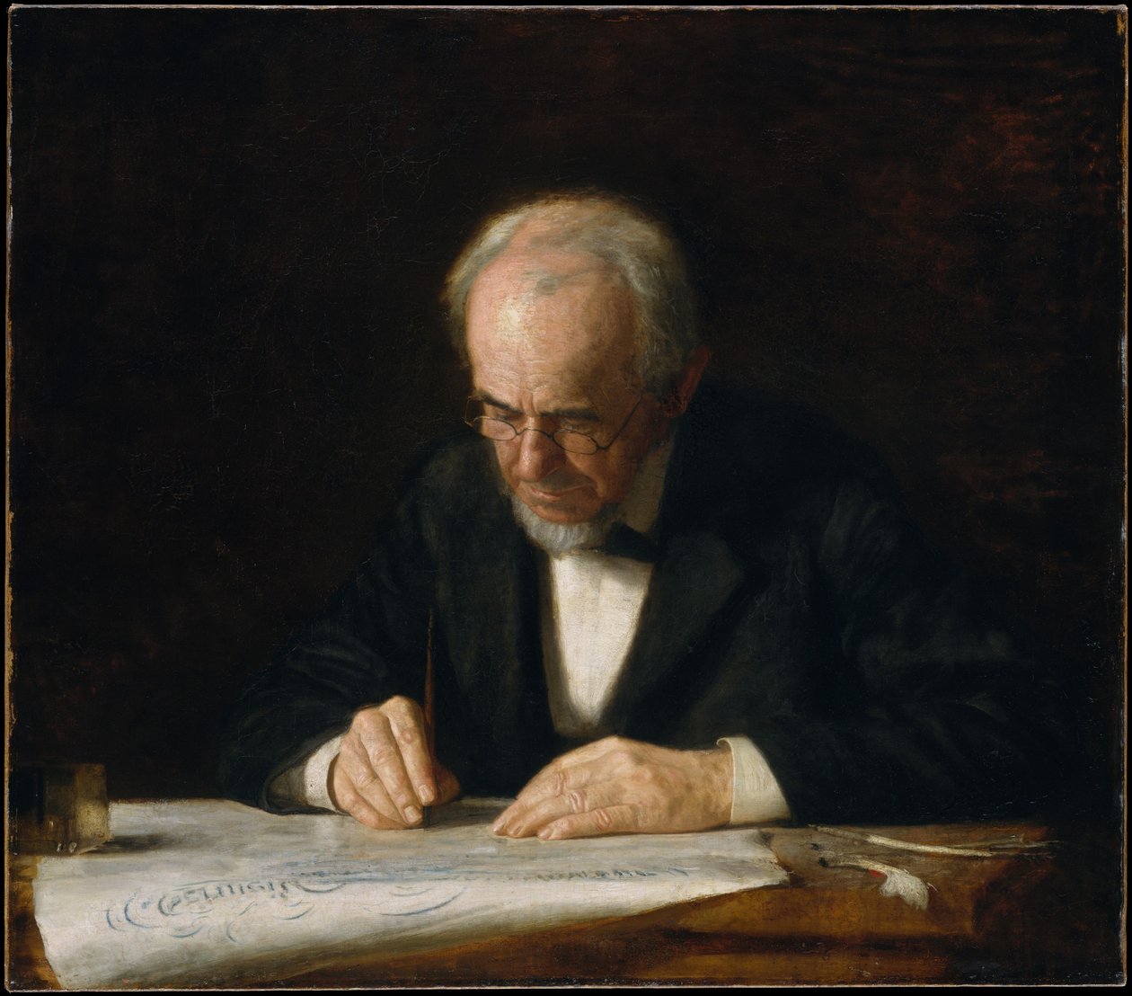 Der Schreibmeister von Thomas Eakins