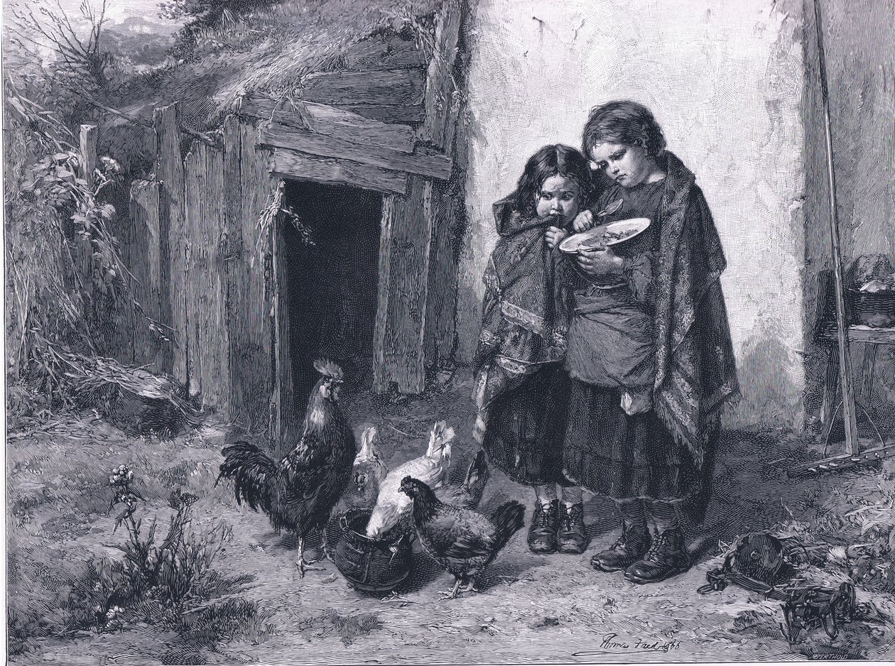 Pot Luck, aus The Magazine of Art 1893, Cassell and Company von Thomas Faed