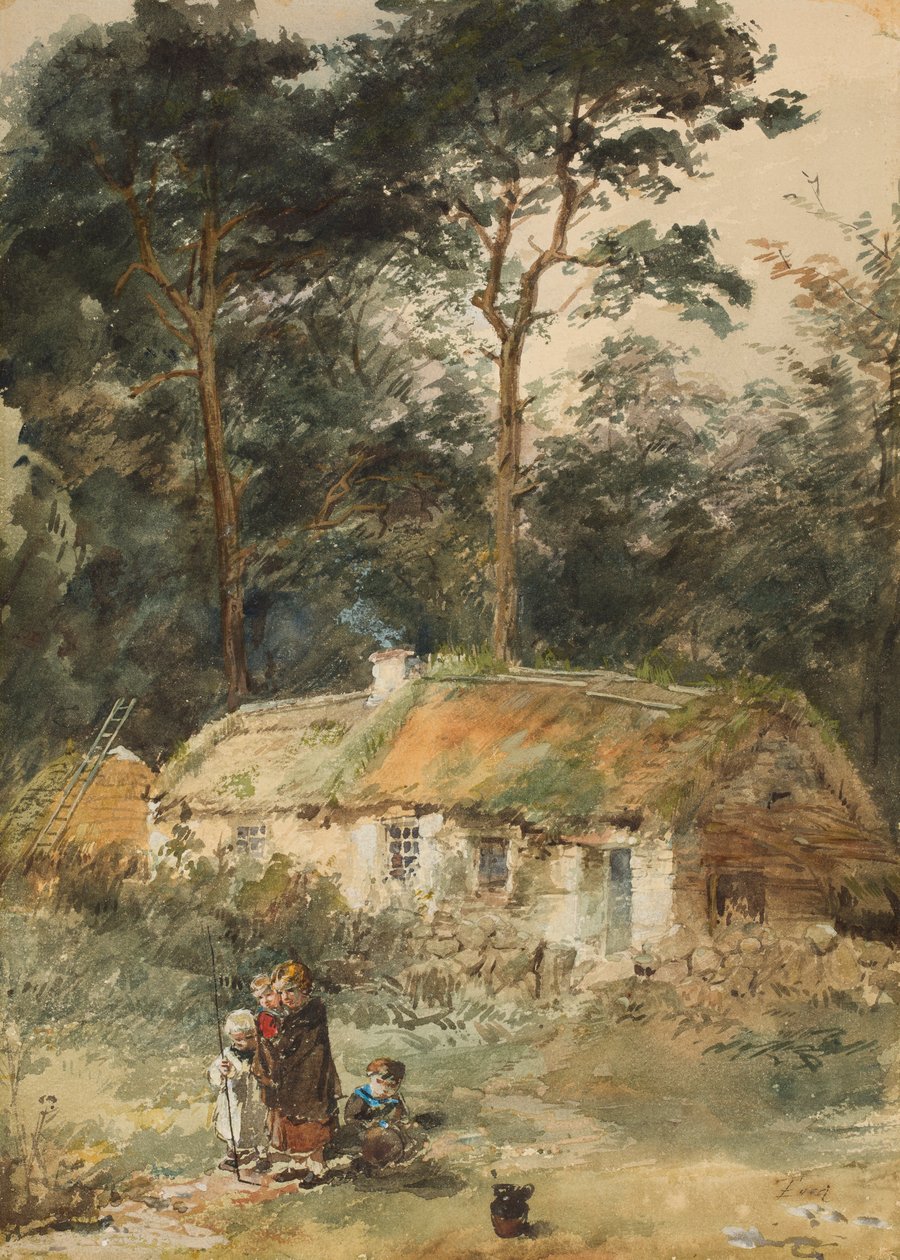 Das Heim der Faeds von Thomas Faed