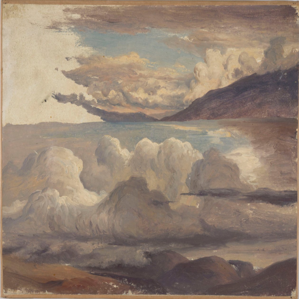 Wolken über dem Fjord von Thomas Fearnley