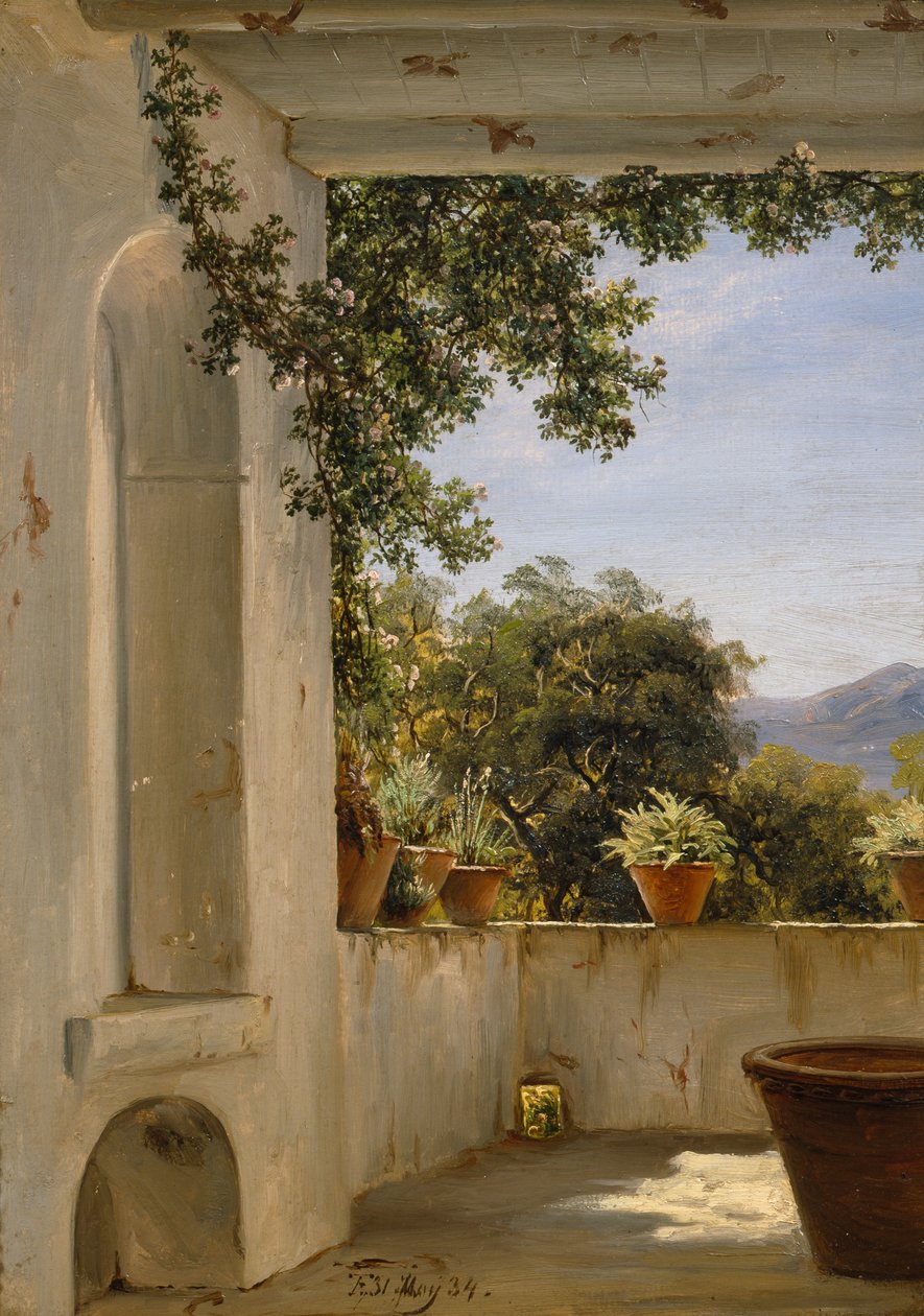 Terrasse in Sorrent von Thomas Fearnley