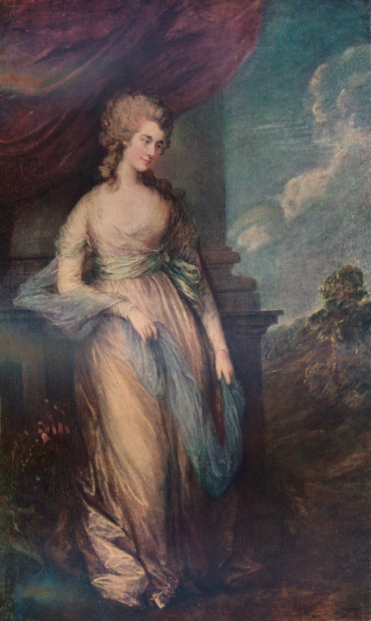 Georgiana, Herzogin von Devonshire, 1783 von Thomas Gainsborough