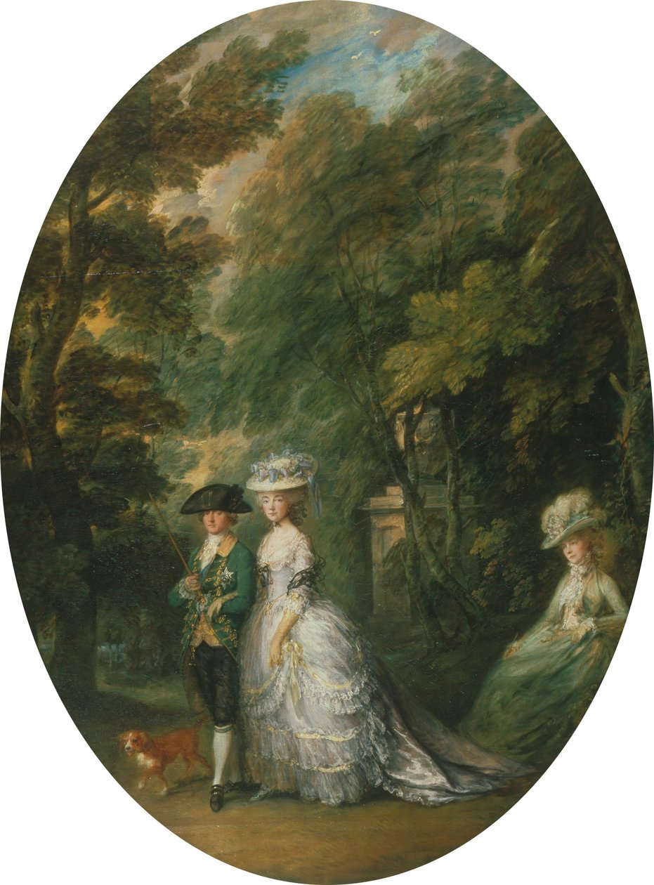 Henry, Herzog von Cumberland (1745-90) mit der Herzogin von Cumberland (1743-1808) und Lady Elizabeth Luttrell (gest. 1799) von Thomas Gainsborough