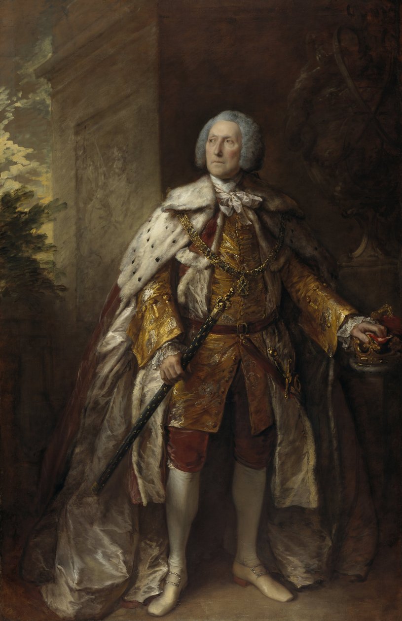John Campbell, 4. Herzog von Argyll, ca. 1693 - 1770. Soldat von Thomas Gainsborough