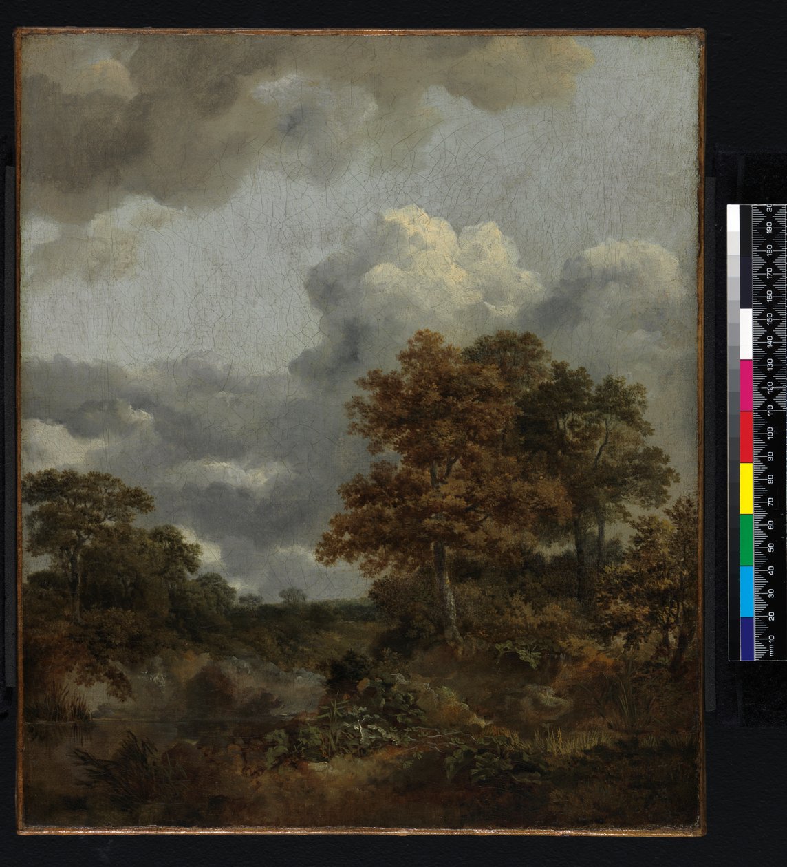 Landschaft mit einem Teich, 1746-1747 von Thomas Gainsborough