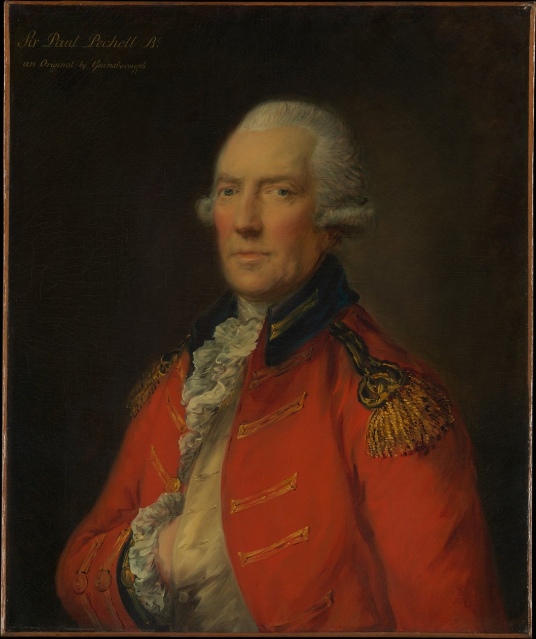 Oberstleutnant Paul Pechell (1724-1800) von Thomas Gainsborough