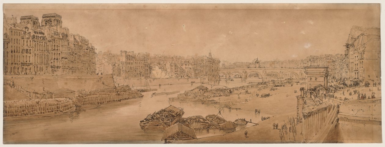 Eine Auswahl von zwanzig der malerischsten Ansichten von Paris von Thomas Girtin