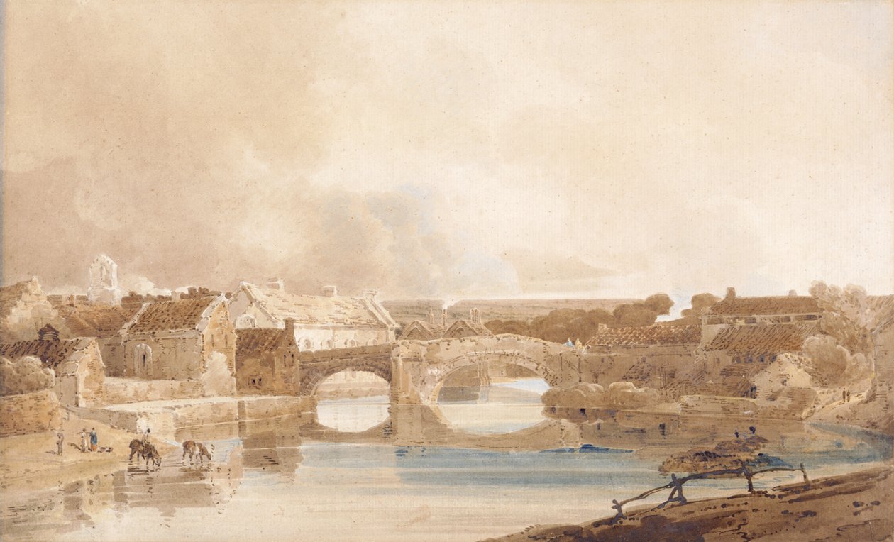 Morpeth Bridge, Northumberland, ca. 1801 von Thomas Girtin