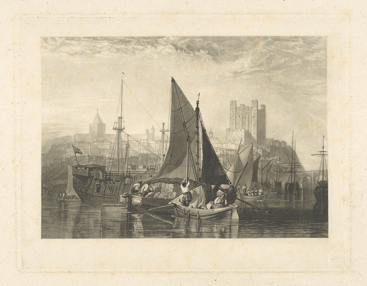 Rochester am Fluss Medway von Thomas Goff Lupton