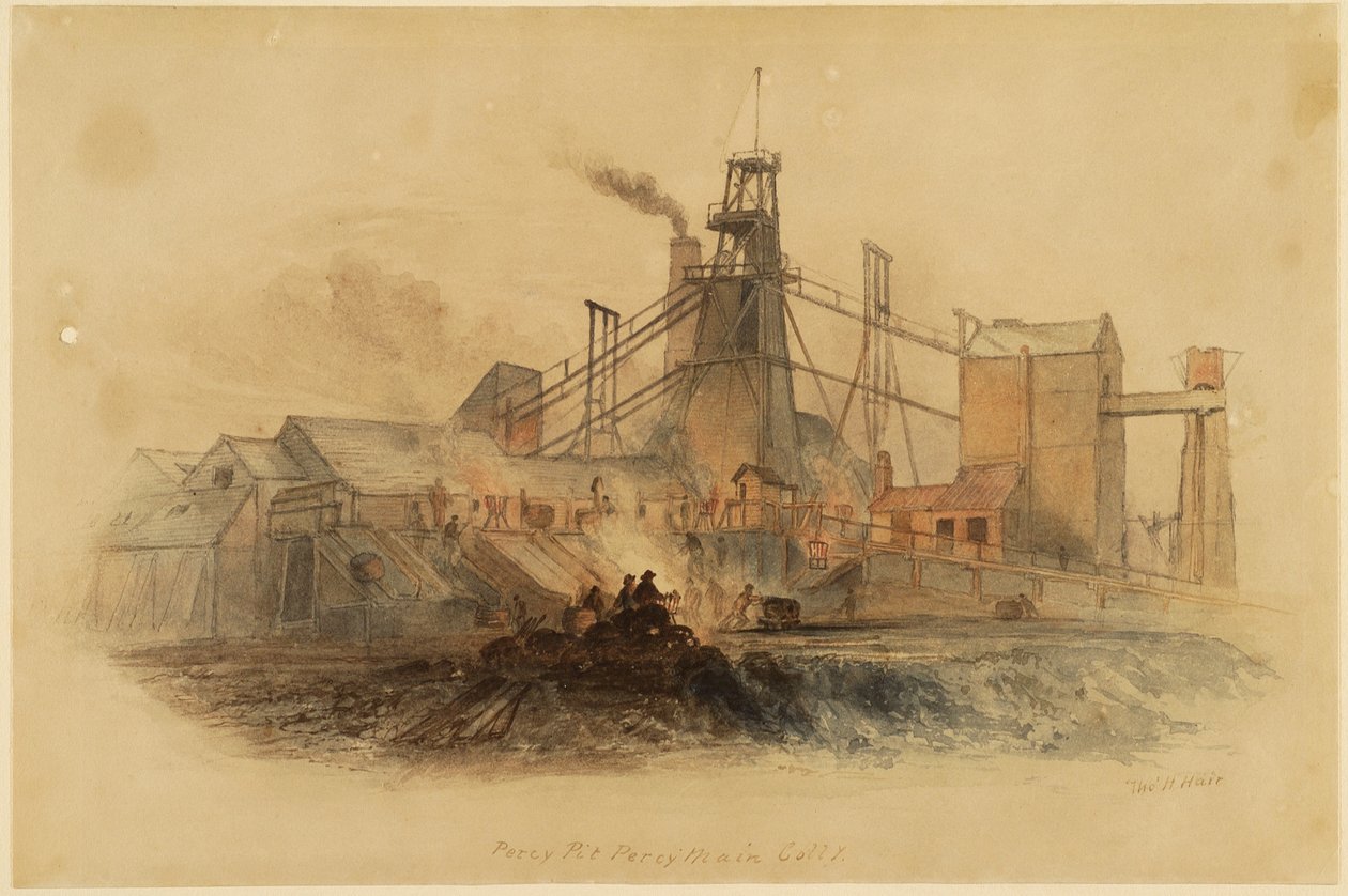 Percy Pit, Percy Main Colliery von Thomas H. Hair