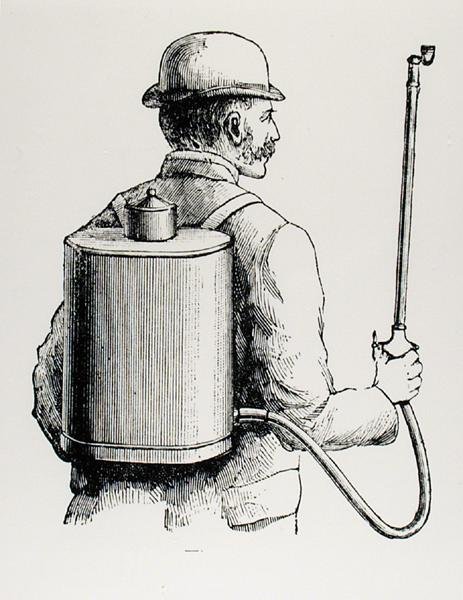Herr Vermorels Rucksackpumpe 