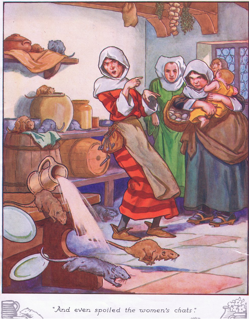 Und verdarb sogar die Gespräche der Frauen von Thomas Heath Robinson