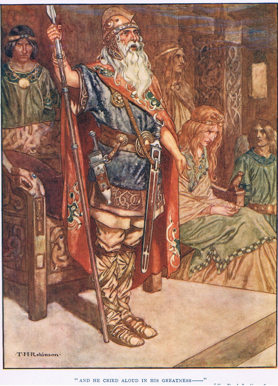 Und er rief laut in seiner Größe von Thomas Heath Robinson
