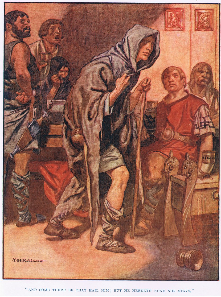 Und einige begrüßen ihn von Thomas Heath Robinson