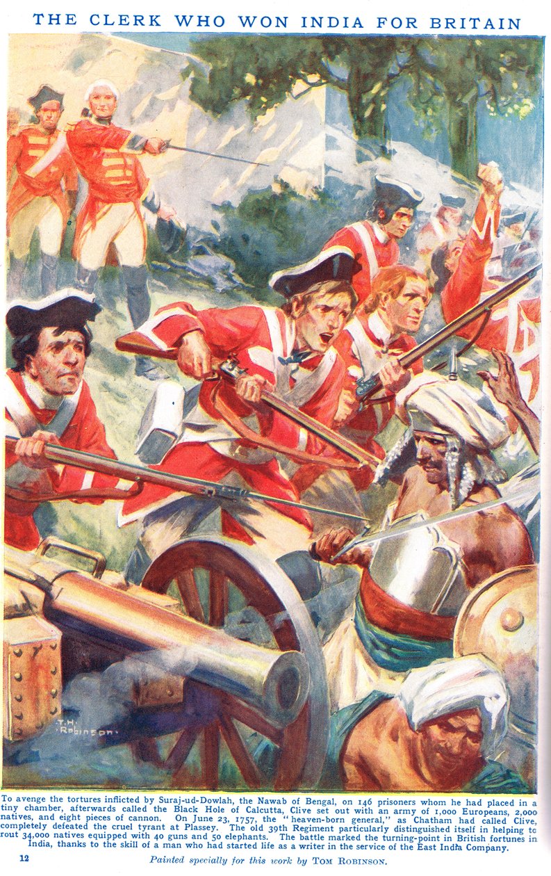 Der Schreiber, der Indien für Großbritannien gewann von Thomas Heath Robinson