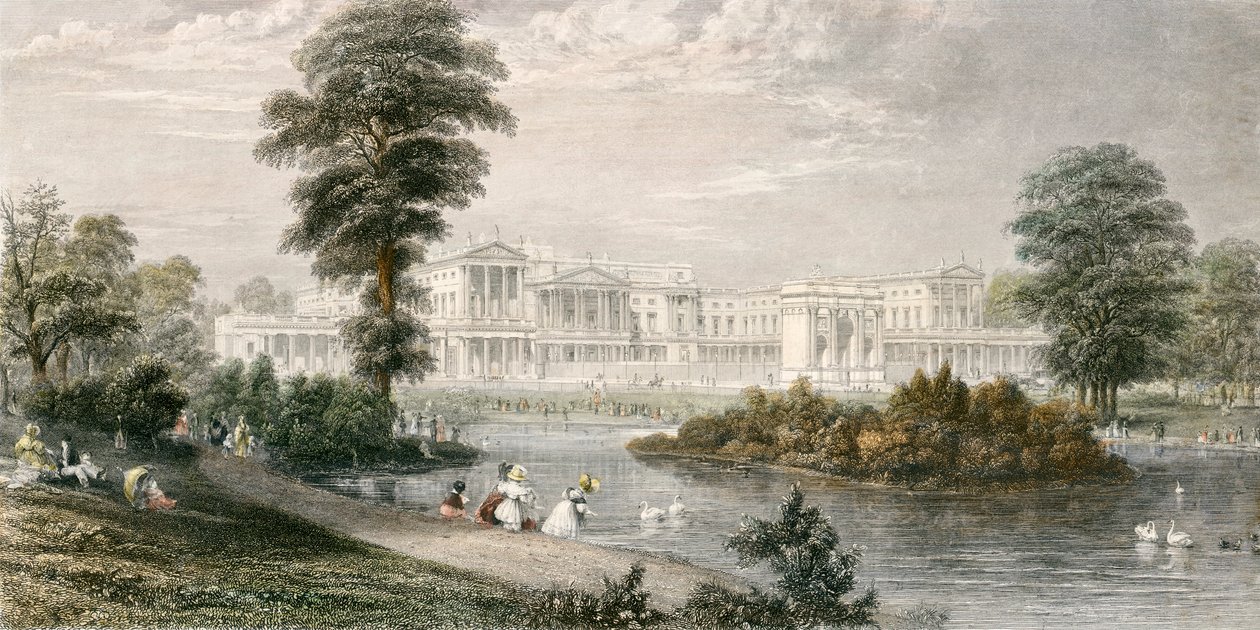 Buckingham Palace, Westminster, London, 1835 von Thomas Higham