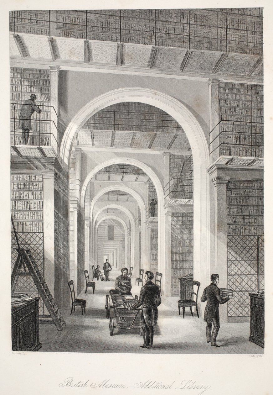 British Museum, die zusätzliche Bibliothek, aus 