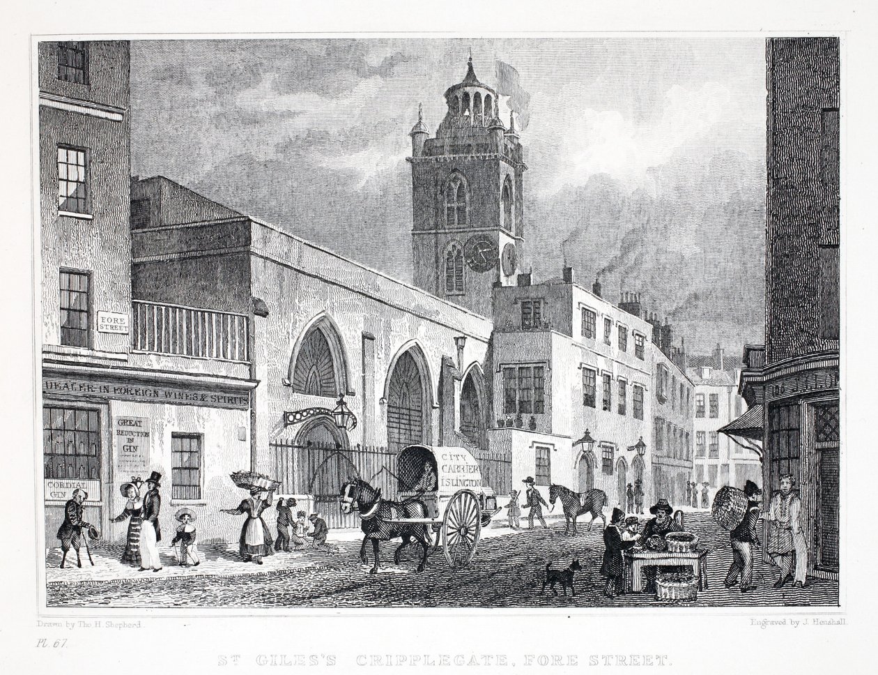 Kirche St. Giles, Cripplegate, aus 