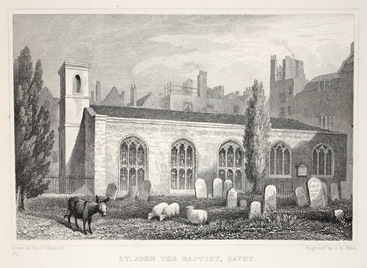 Kirche St. Johannes der Täufer, Savoy, aus 